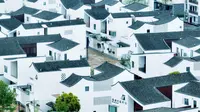 杭州富阳东梓关村，我拍到了吴冠中的画里江南