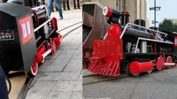 石家庄万达步行街小火车体验
