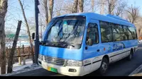 【林中穿行的小巴2】长春净月潭景区观光车2019年金旅XML6809JEVY0（三踏布局，34座）运行实录+前方展望