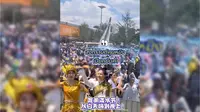 从中午嗨到晚上！💦在昆明新螺蛳湾，玩累了还能继续逛街购物。晚上一起放灯祈福，开启好运新一年✨ 还不来真的会后悔！ #新螺蛳湾 #泼水节 #昆明泼水节