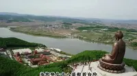 郭化六鼎山大佛景区徒步讲解打卡吉林六鼎山风景区