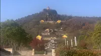 去西九华山玩！下山全过程！第一人称视角体验