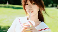 武汉解放公园拍JK制服。