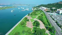 连云港市连岛南环道路绿色廊道美丽美景