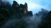 张家界—乾坤柱，风景绝美，著名电影《阿凡达》取景之地