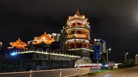 威镇阁夜景