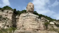 太原的蒙山大佛，消失600年后重见天日，太壮观了！