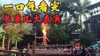佛山顺德，游长鹿旅游休博园，一口气看完几大表演，很爽～