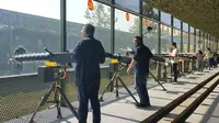 韶山军博园户外大型气炮射击场游乐项目