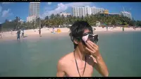 三亚大东海游泳