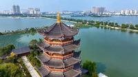 中原水城-大美河南商丘睢县北湖航拍美景