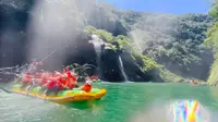 夏日出游VLOG：20220809猛洞河漂流（3倍速）结尾彩蛋
