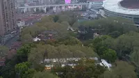 上海鲁迅公园航拍