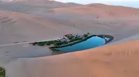 大疆Mavic3•航拍敦煌•鸣沙山月牙泉