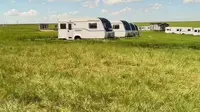 呼和诺尔湖的内容又给大家剪了一期呀～ 房车旅行找到好的营地真的太重要啦