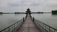 游览阜阳市颍上县八里河风景区东区