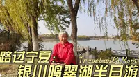 母子自驾游新疆第9天，回京在宁夏银川中转，鸣翠湖湿地半日游