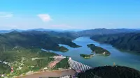 金寨梅山水库4K全景航拍