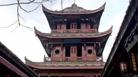 阆中古城：中天门 阆中风水中心 华光楼 阆苑第一楼