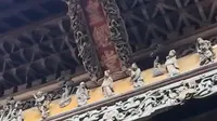 武当山大岳太和宫皇经堂的木雕，明神道上的小景儿