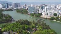福州西湖公园航拍
