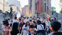 转角遇到爱！暑假8月份的厦门鼓浪屿，人山人海的最美转角