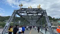 兰州地标中山桥，横跨黄河两岸，兰州必去景点！