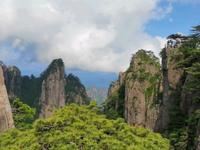 黄山始信峰风光