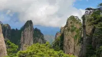 黄山始信峰风光