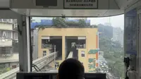【重庆轨道2号线】牛角沱-李子坝 前方展望（轻轨穿楼）