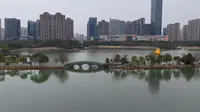 赣州城市中央公园 章江新区 #无人机航拍 #城市风景 #赣州