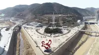 吴起胜利山：航拍中央红军长征胜利纪念园