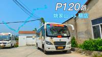 ［姚家山——武汉抗战第一村！］武汉木兰公交P120路 蔡店街姚家山→蔡店客运站 前方展望