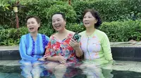 自驾游广东阳西县咸水温泉，偶遇湖北七旬闺蜜美女团