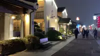 夜晚漫步杭州梦想小镇