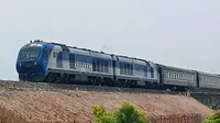 DF11G 0117/0118牵引K454通过阿克苏凤泉河公园