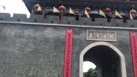 实拍江苏淮安金湖尧帝古城美景，无奈游客太少
