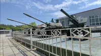 【顺路发现】宝清珍宝岛烈士纪念园内展示的武器装备