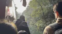 青城山后山 翠映湖游船
