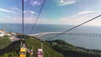沉浸式坐大连海达索道！！！