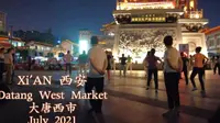 西安大唐西市夜景｜4K HD