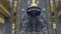 西双版纳，景洪大金塔寺内的建造很是独特，在其他地方很难看到