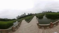 （全景）榆溪河生态长廊