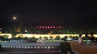 玉溪市红塔区「出水口瀑布夜景」