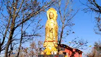 大年初八爬莱阳娘娘山风景区