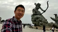 湖南岳阳楼巴陵广场里的后羿射巴蛇，你知道其中的故事吗？