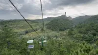 承德磬锤峰索道全程