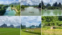 2026.07.29 桂林阳朔遇龙河徒步20多公里，为您呈现500秒美景画面