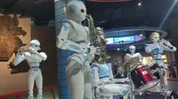 北国之春【机器人乐队】东莞市科学技术博物馆一楼制造业科技展厅20250131
