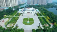 山东菏泽冀鲁豫边区革命纪念馆美丽景色